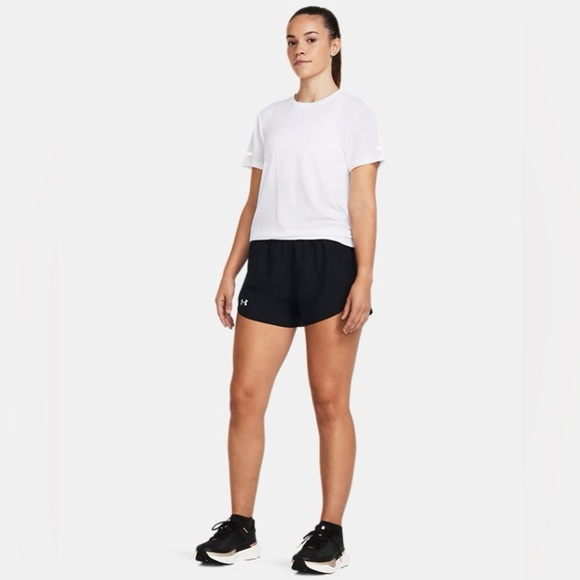 NWT - Under Armour Fly By 2.0 Short in Black - Size 3XL - Picture 3 of 5